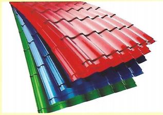 COLOUR COATED CRIMPING PROFILE SHEETS